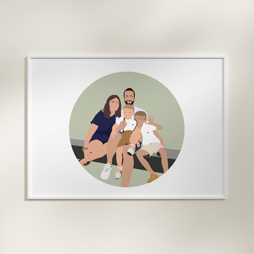 Lámina ilustración personalizada
