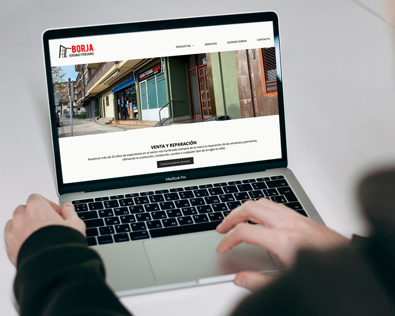 Diseño web Ventanas Borja