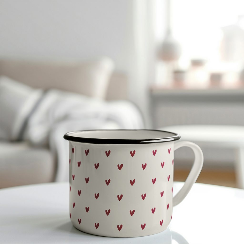 Taza metálica personalizada